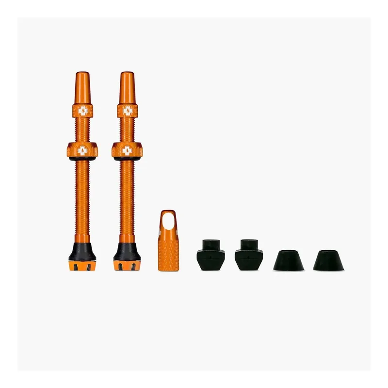 Valve tubeless Muc-Off Tubeless Valves V2 44mm Portocalii Preferatul clienților