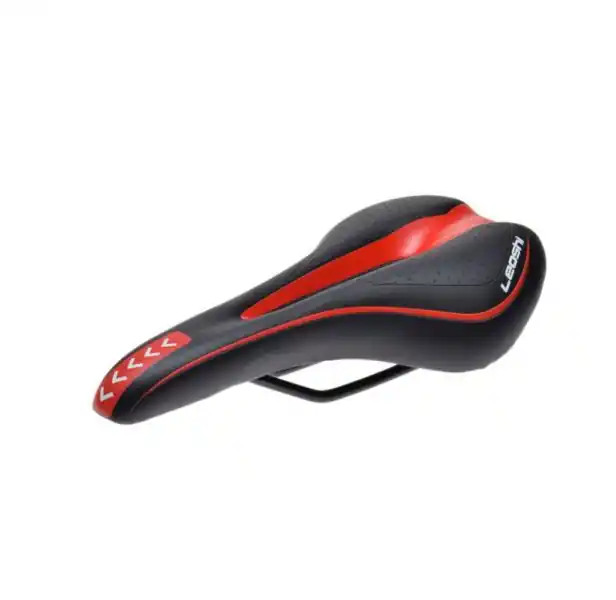 Sa bicicleta, Leoshi, culoare negru/rosu, cu gaura ventilatie Ofertă specială