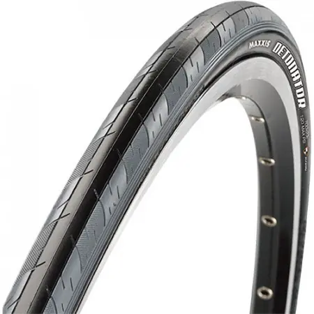 Super ofertă Anvelopa Maxxis 700X23C Detonator black-blue 60TPI dual Pliabila