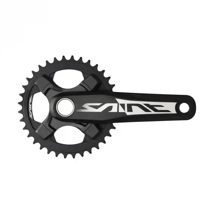 Angrenaj pedalier Shimano Saint FC-M820, 1x10 viteze, Hollowtech II, fara bash guard, brate 165mm, cu BB 68/73mm, fara TL-FC16 & FC32, 36T Discount