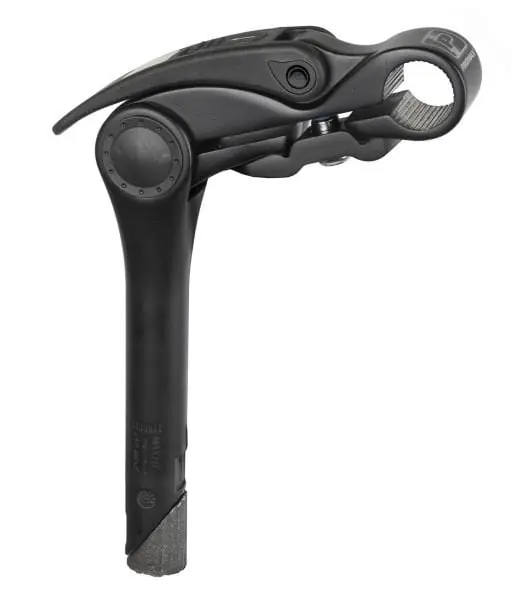 Pipa ghidon reglabila 0-50 grade, din aluminiu, culoare negru, ghidon 25.4mm Promoție