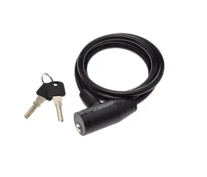 Antifurt cu cheie, pentru legat biciclete, 8 mm x 1500 mm Livrare gratuită