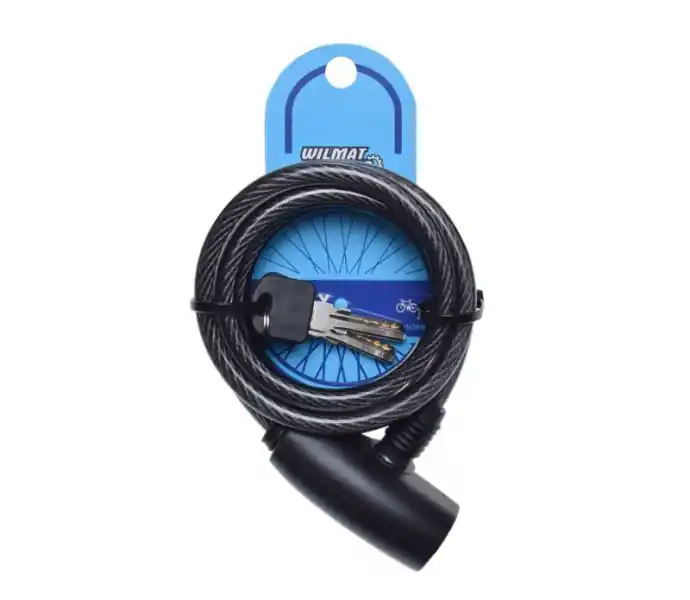 Ultima șansă Antifurt cu cheie, pentru legat biciclete, 8 mm x 1500 mm, WM