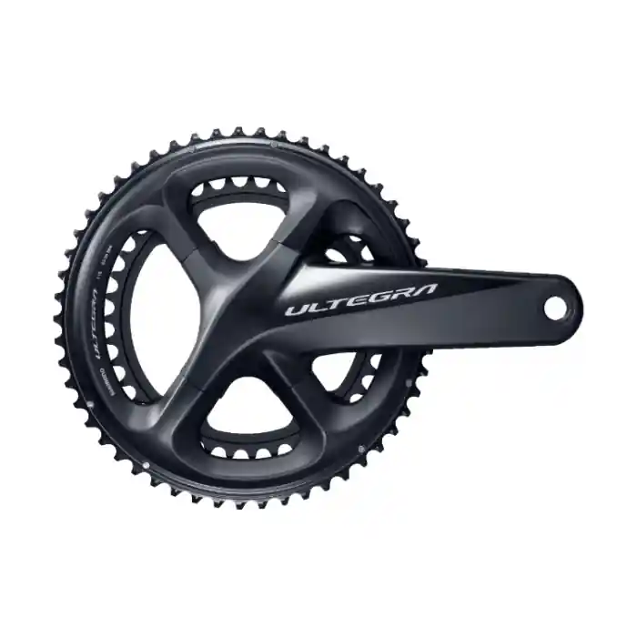 Preț redus Angrenaj pedalier Shimano Ultegra FC-R8000, 2x11 viteze, Hollowtech II, fara aparatoare lant, brate 170mm, fara BB, 53x39T