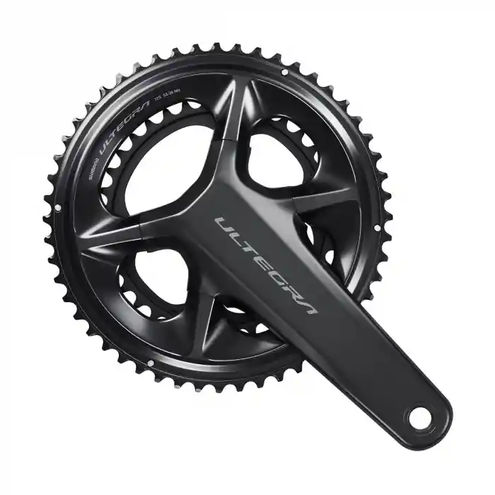 Angrenaj pedalier Shimano Ultegra FC-R8100, 2x12 viteze, Hollowtech II, fara aparatoare lant, brate 170mm, fara BB, 52x36T Livrare rapidă