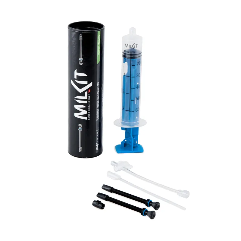 Cel mai vândut Milkit - set seringa si valve tubeless, presta 75mm