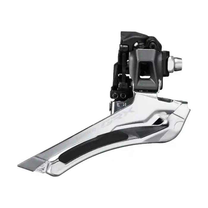 Cumpără acum Schimbator fata Shimano GRX FD-RX810-F, 2x11 viteze, prindere directa, unghi CS 61-66, pt pinion 46-50T, CL 46mm