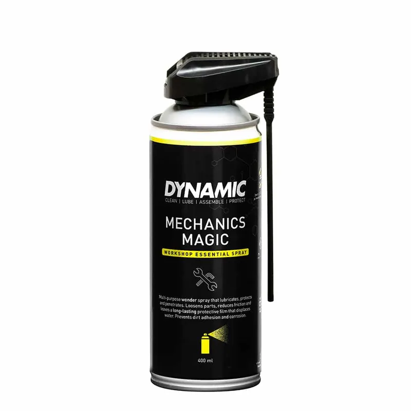 Dynamic Bike Care - Spray esential (lubrifiant universal) pentru bicicleta Mechanics Magic (Multi Spray) - 400ml Popular