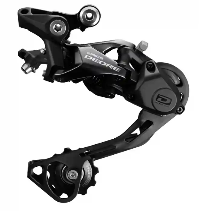 Ofertă de sezon Schimbator spate Shimano Deore RD-M6000-GS 10 vit Shadow Plus Prindere pe Ureche (Compatibil Direct Mount)
