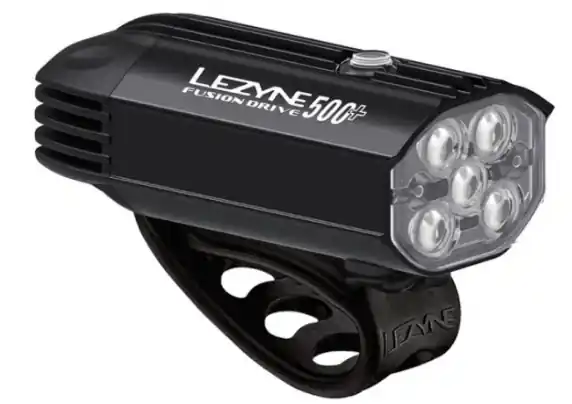 Lezyne - Lumina fata far- Fusion Drive 500+ - 500 lumeni - USB - negru Disponibil imediat