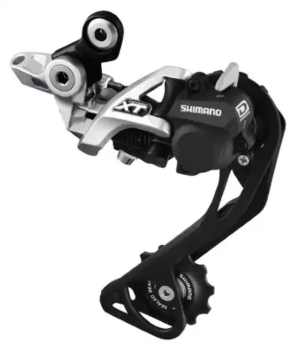 Retur ușor Schimbator spate Shimano Deore XT RD-M786-SGS, 10 viteze, top normal, Shadow Plus, prindere directa, argintiu