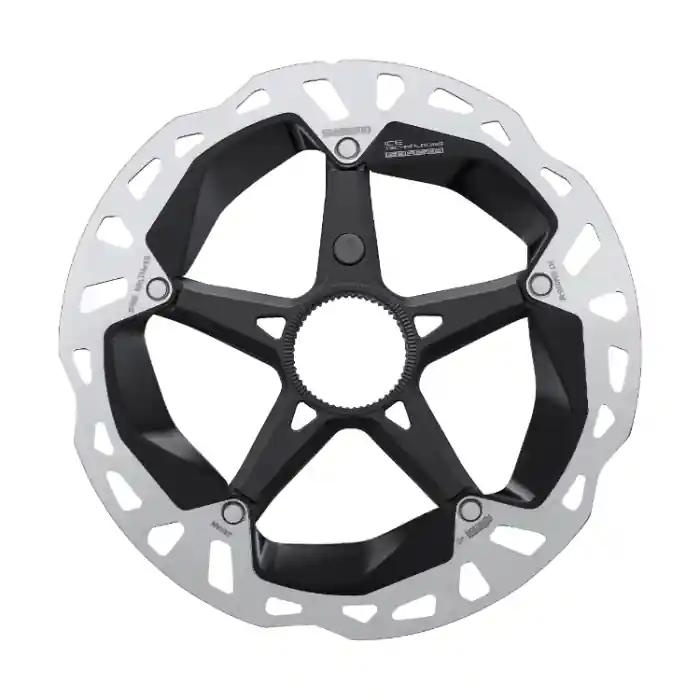 Disc frana Shimano RT-EM910-M, Center Lock, piulita cu caneluri interne, 180mm Promoție