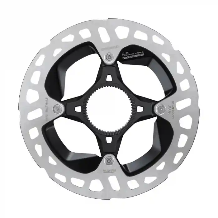 Lichidare de stoc Disc frana Shimano RT-MT900-SS, Center Lock, piulita cu caneluri interne, 140mm