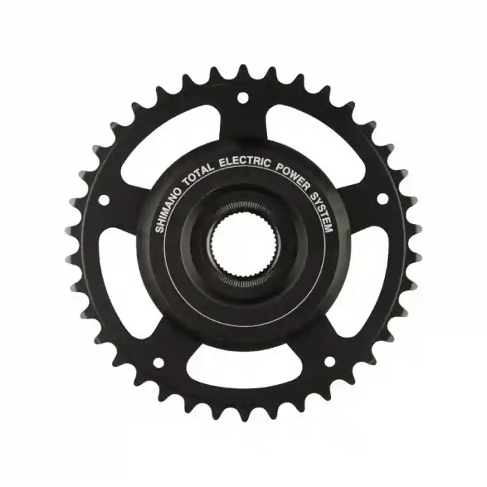 Foaie angrenaj Shimano E-bike SM-CRE60, pt FC-E6000, fara CG, Negru/Argintiu, 44T Lichidare de stoc