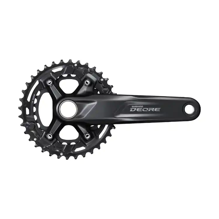 Angrenaj Pedalier Shimano Deore M4100-2 - Brat 170 Mm, 26/36 T, Negru Premium