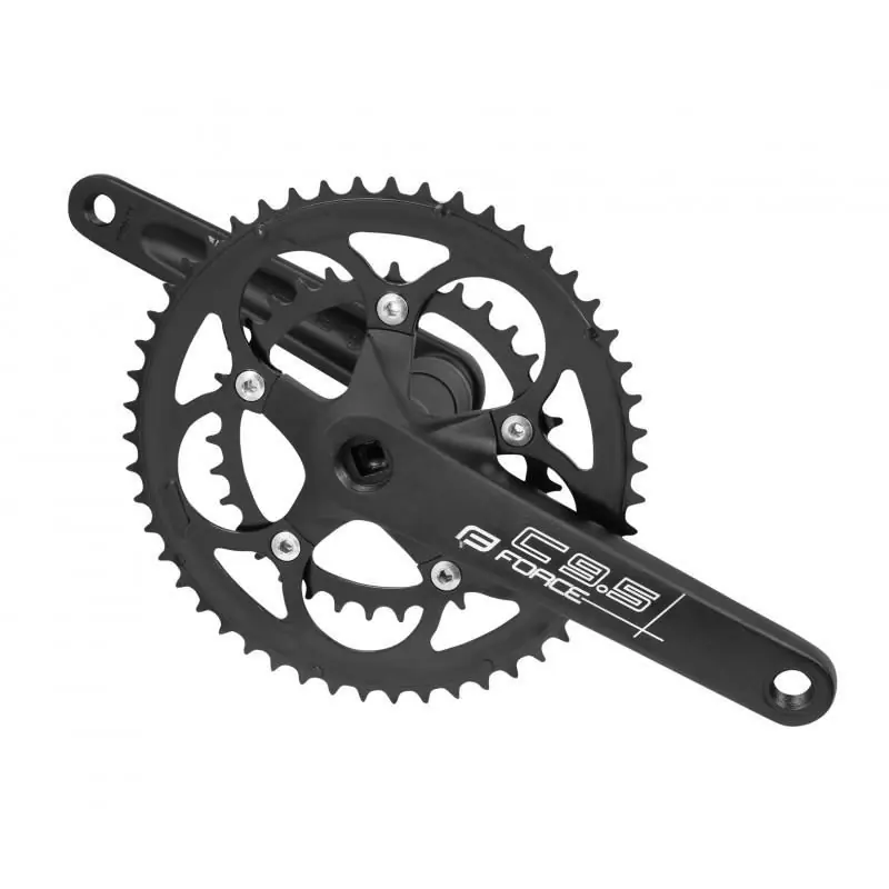 Angrenaj Force Road C9.5 AL 50/34T 175mm negru Cel mai vândut
