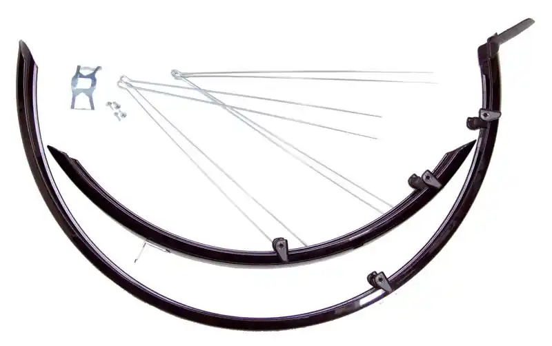 Apărătoare noroi Bikefun Mtb aluplastic mat negru Or58B Doar azi