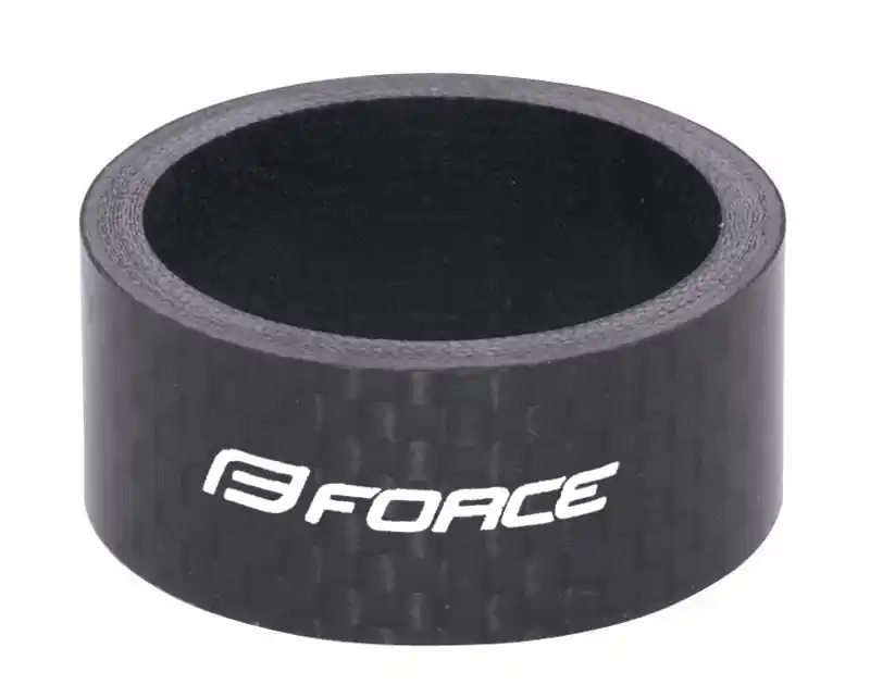 Cumpără online Distantier furca Force 1.1/8" 15mm Carbon Black