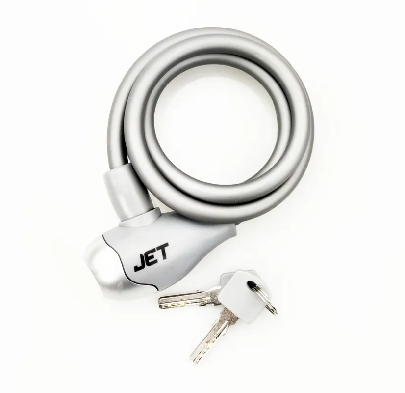 Antifurt cu cheie Jet LOCK, 10x1000mm, culoare gri mat Reducere specială