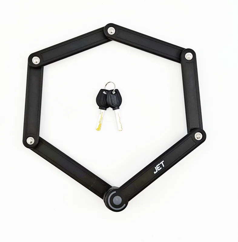 Antifurt cu cheie JET LOCK TY-3853, 840mm, foldabil, cu suport Popular