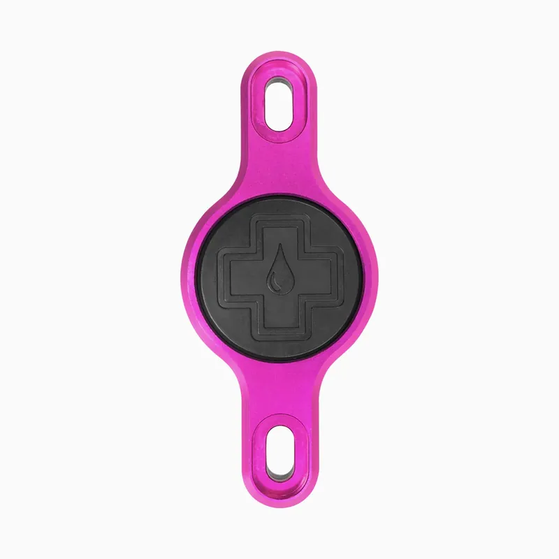 Reducere extra Suport Apple AirTag pentru cadru Muc-Off Secure Tag Holder V2 Magenta