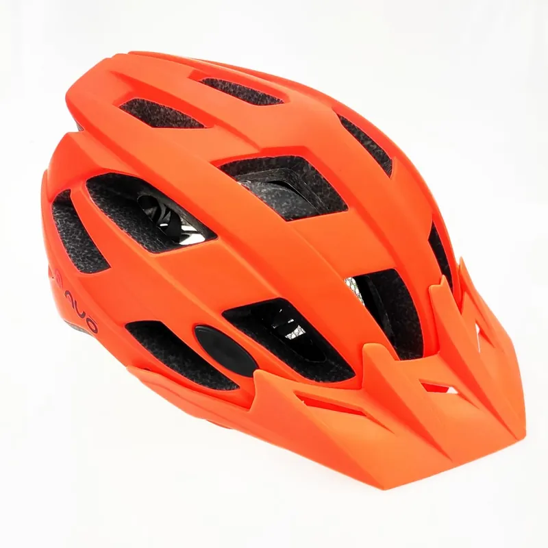 Casca biciclisti AVO-24, culoare portocaliu fluo mat, marime L (58-61cm) Preț redus