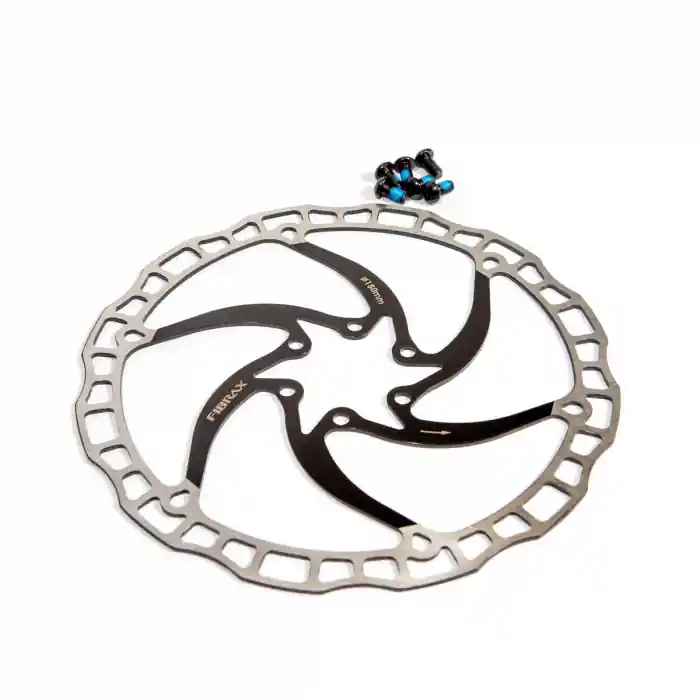 Retur ușor Rotor Disc Fibrax Fcr180ULB - Diam 180 Mm  Negru