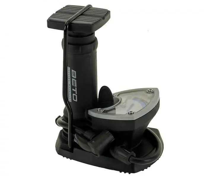 Cumpărături sigure Pompa aer roti biciclete, Beto CFT-003 100 PSI, culoare negru