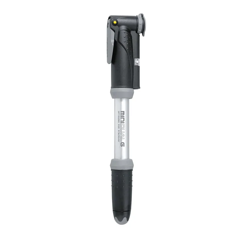 Topeak - mini pompa bicicleta Mini Dual G TMMB-2G - argintiu Reducere de preț