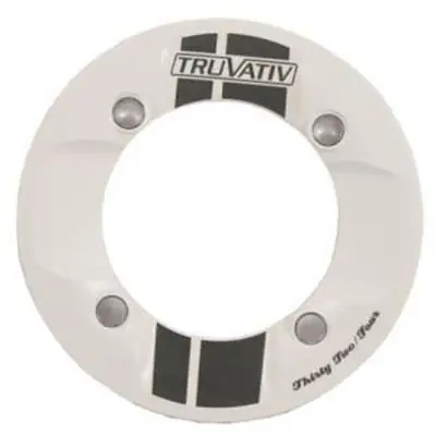 Lichidare de stoc Aparatoare pedalier Rock Guard 36T dist 104 alb/negru