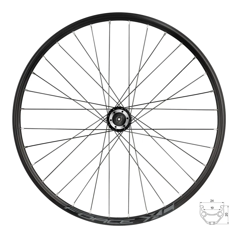 Roata fata 26" Force XC Disc 559x19 32h Reducere extra