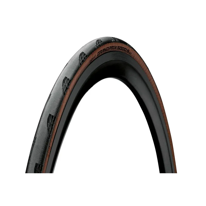 Anvelopa pliabila Continental Grand Prix 5000S TR 25-622 (700 x 25C) negru/maro Promoție