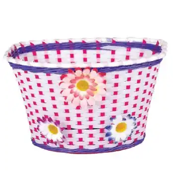 Cos biciclete copii HL-BS03-5 pentru roti 20", material plastic, culoare roz/mov Mai ieftin