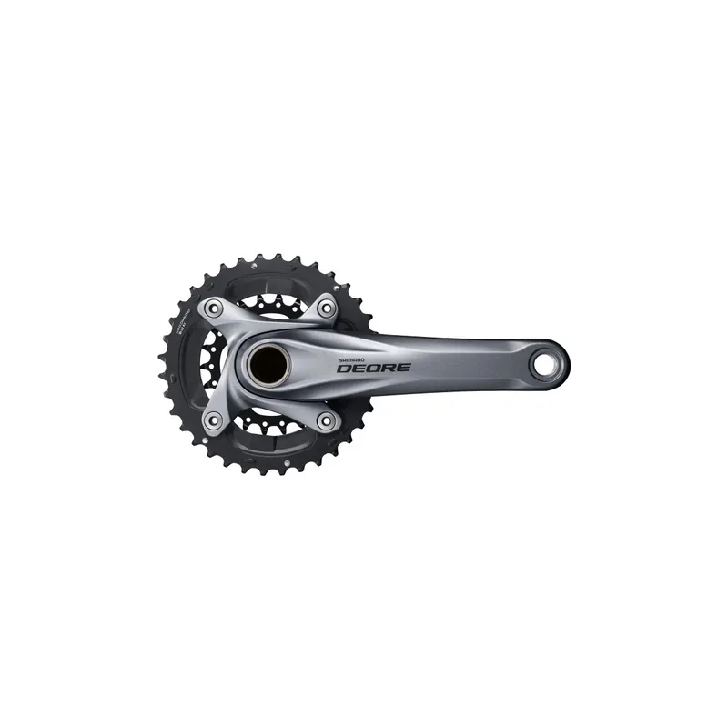 ANGRENAJ PEDALIER SHIMANO DEORE FC-M617 ARGINTIU 36X22T, BRAT 175MM Doar azi