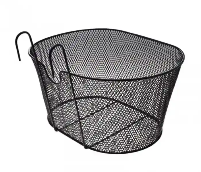 Cos fata grilaj metalic, culoare negru, 37 x 30 x 20 Calitate înaltă