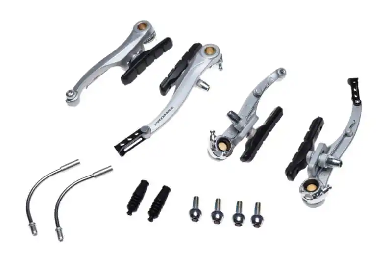 Set frana v-brake argintiu, fata-spate biciclete Super ofertă