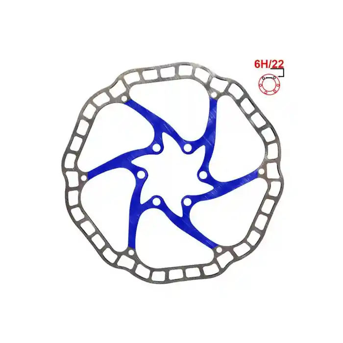 Reducere specială Disc frana eWheel EWD001 160mm 6 gauri albastru