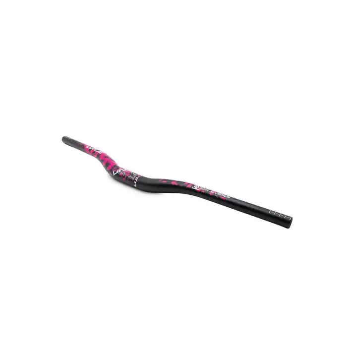 Ofertă de sezon Ghidon 720mm cu rise 25mm negru/roz