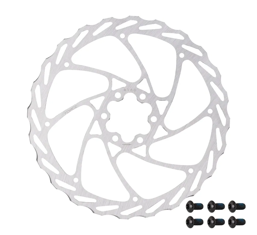 Disc Frana Force-4 180mm 6 gauri argintiu Livrare rapidă
