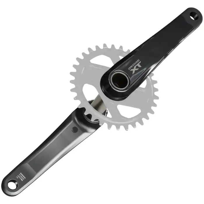 Angrenaj pedalier fara foaie Shimano Deore XT FC-M8200, brate 175mm, 12 vit., Hollowtech 2, fara BB Cel mai vândut