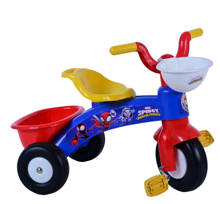 Tricicleta copii 1-3 ani, Marvel Spidey, culoare rosu/albastru Ofertă de sezon