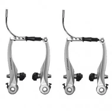 Set V-Brake Aluminiu Promax ( F+R ) Silver Calitate înaltă