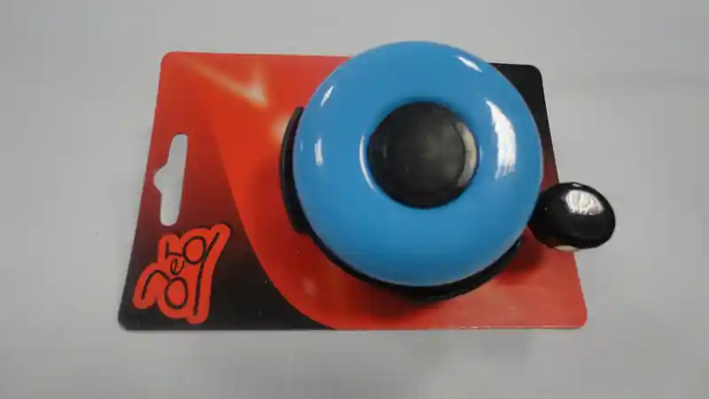 Sonerie biciclete Jet plastic, culoare albastru/negru Expediere rapidă