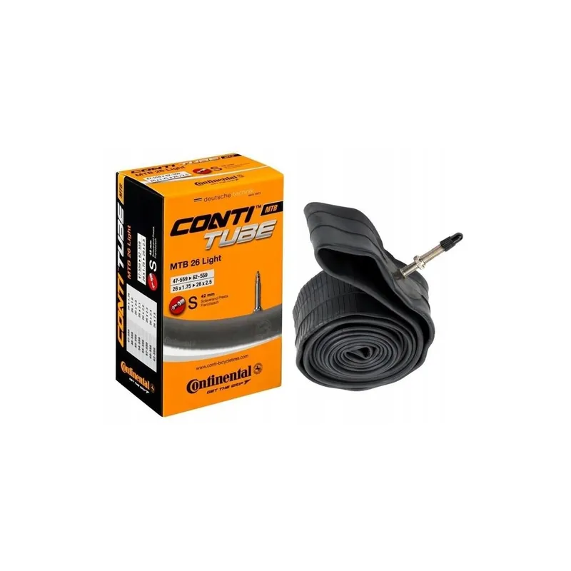 Camera Continental MTB 26 Light, 47/62-559, 26x1.75-2.5, S42 Reducere extra