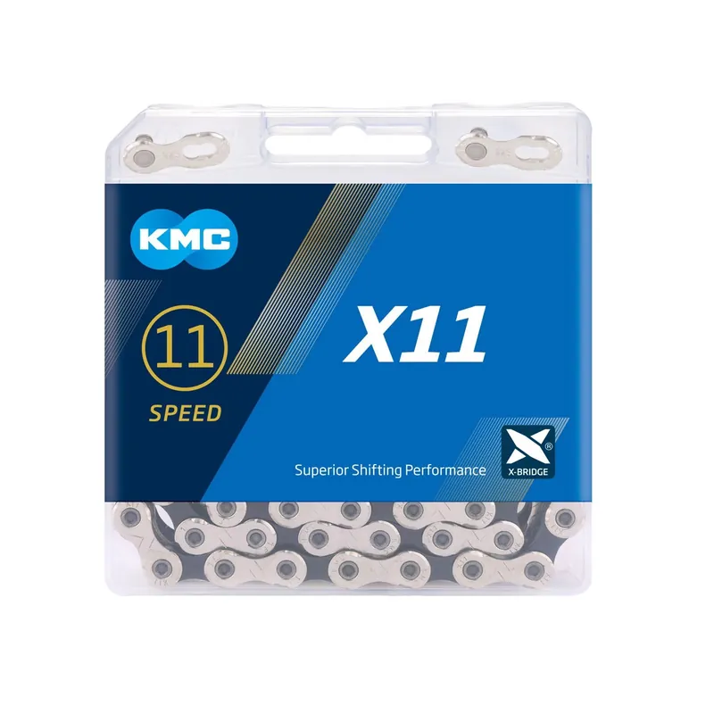 Vezi acum Kmc - Lant Bicicleta 11 viteze X11, 114 zale - argintiu negru