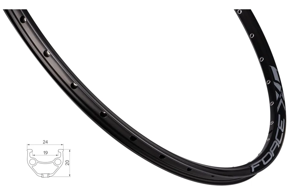 Preț redus Janta Force XC BASIC DISC 584x19, 32H, negru