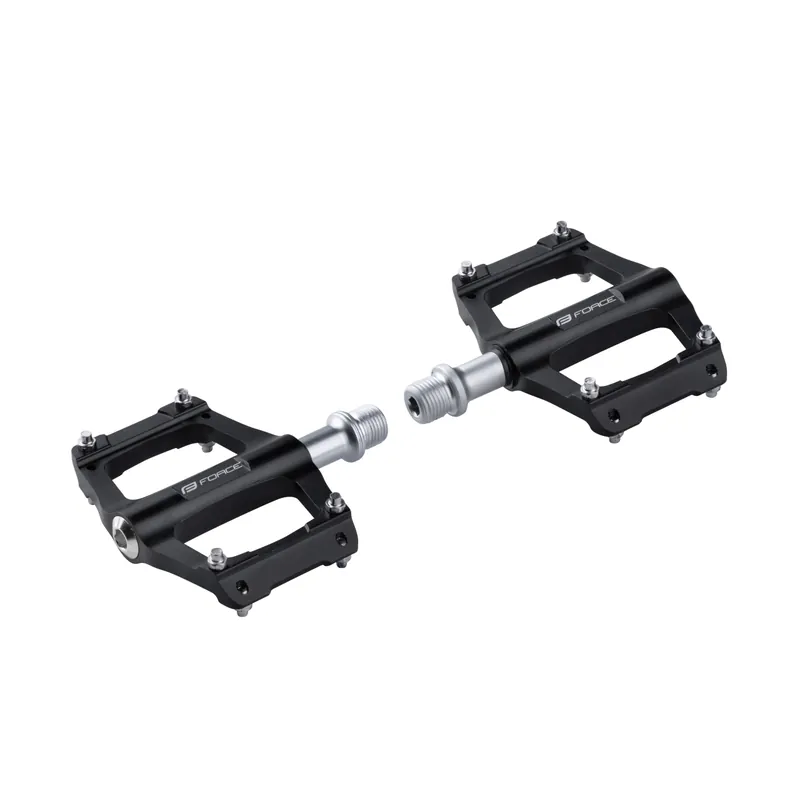 Pedale Force GRIT aluminiu cu rulmenti, negru Plată sigură