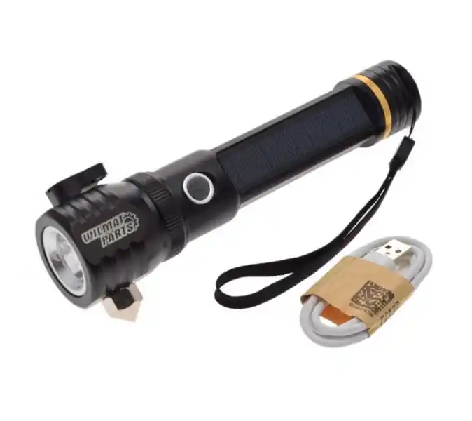 Reducere specială Lanterna cu panou solar, 320gr, IPX-4