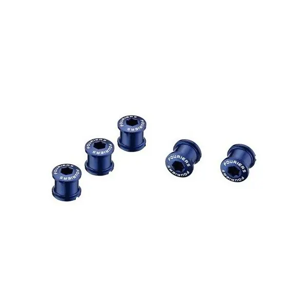 Suruburi Fouriers ptr. foi pedaliere 5buc, 5mm lungime, albastru anod, 71202601, BN-M001-506 Chilipir