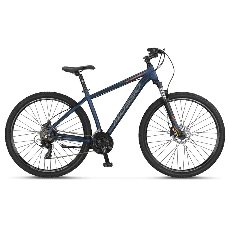 Bicicleta MTB Mosso Wildfire Man Hidraulic, roata 27.5", cadru 16" din aluminiu, culoare albastru indigo Disponibil imediat